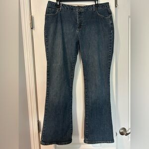 Lands end boot leg jeans